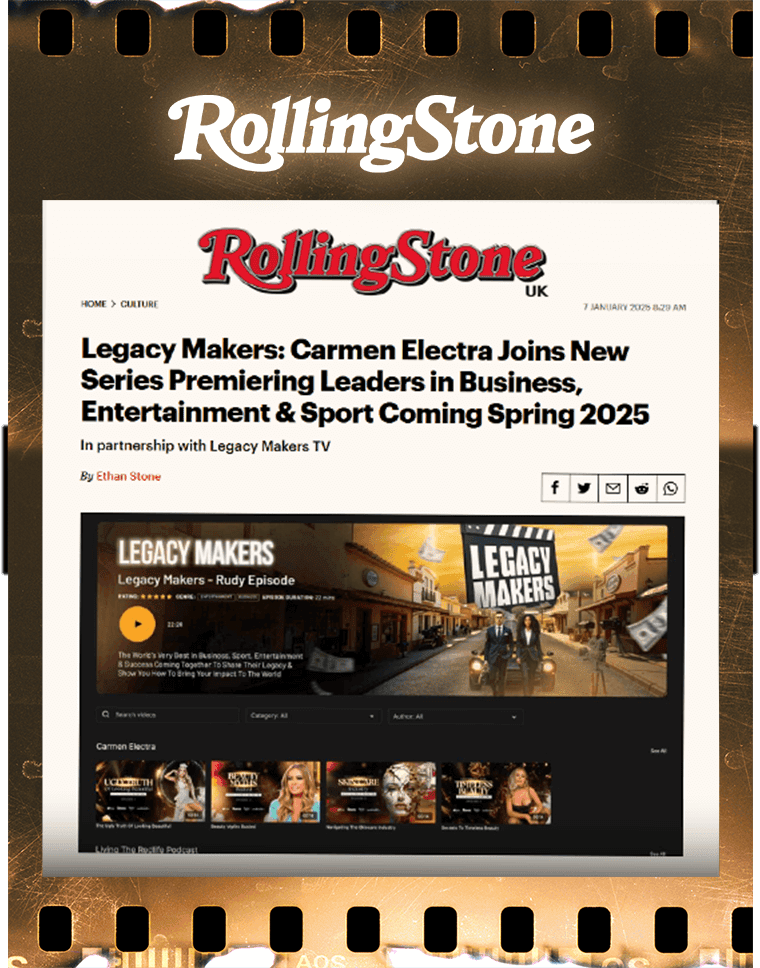  The provided images highlight the media buzz surrounding the upcoming TV series "Legacy Makers" and its production studio.
